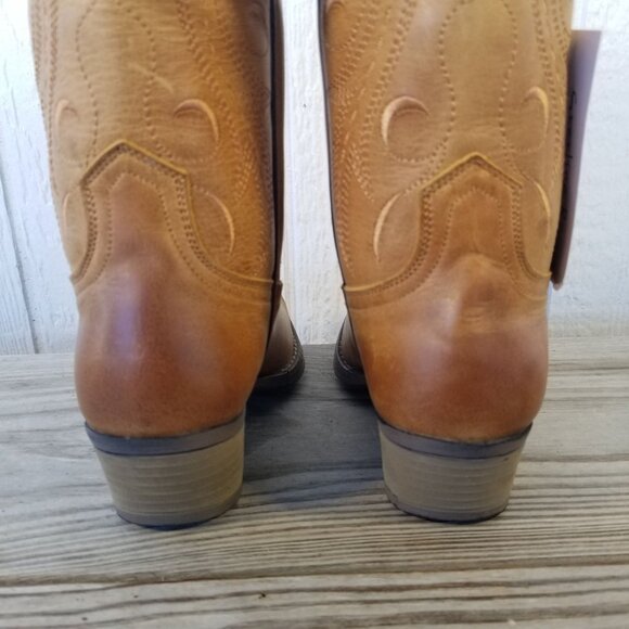 Sterling River Classic Womens Embroidered Leather Cowboy Boots 5.5 B SRC500 - Picture 5 of 13